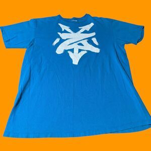 Zoo York T-Shirt Mens XL Teal Blue Logo Short Sleeve Skater Cotton Graphic Tee